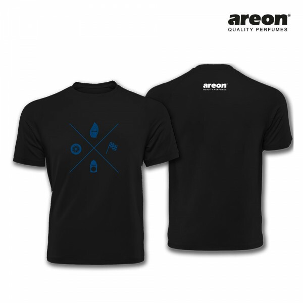 CAMISA AREON PRETA EST. AZUL TAM XXG