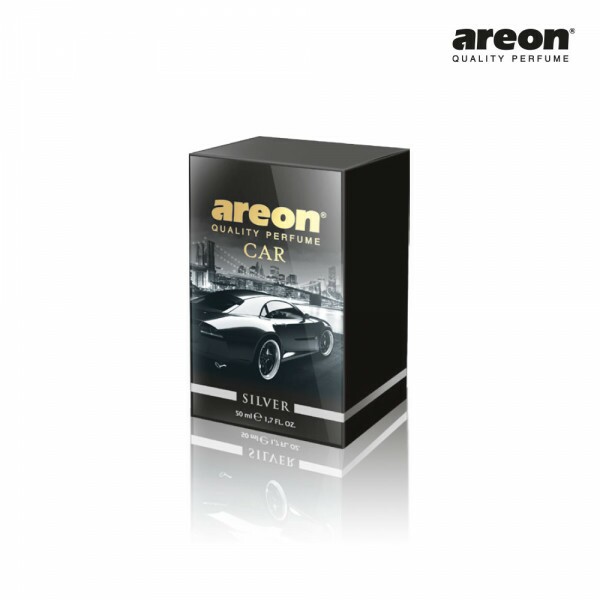 AREON CAR PERFUME 50ML SILVER PRATA